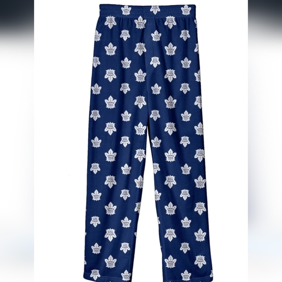 NHL Toronto Maple Leafs Hockey  Team Logo Print Pyjama Youth 14/16 Women S/M - Picture 3 of 12